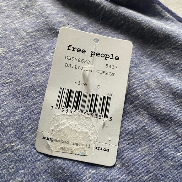 Free People Brilliant Cobalt Carly Tank - Picture 7 of 10